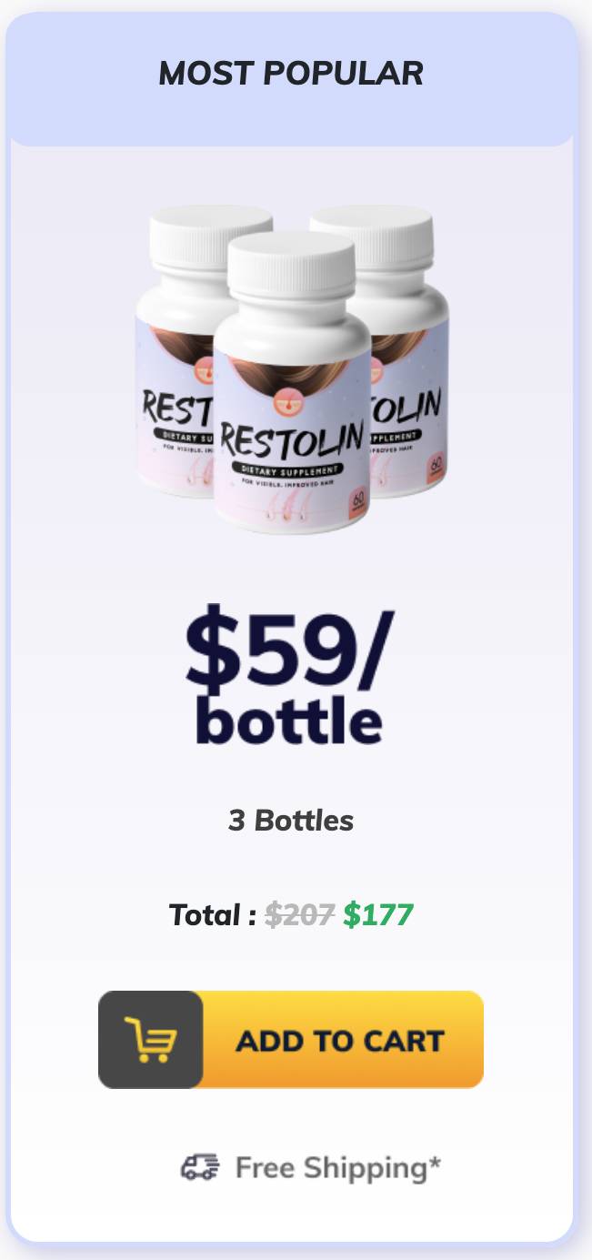 Restolin - 3 Bottles